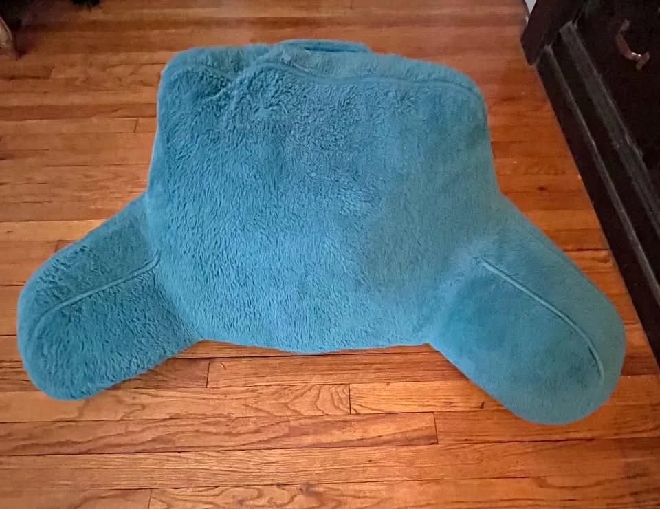 Turquoise Bed Reading Pillow thumbnail