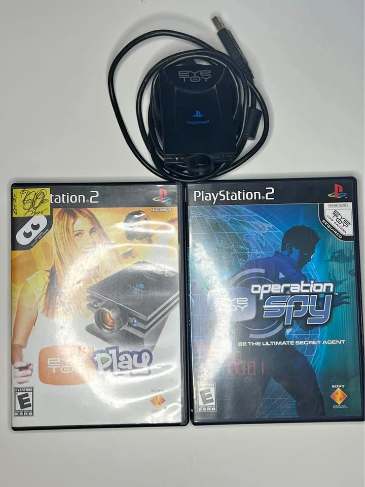 PlayStation 2 EyeToy Bundle – Camera + 2 Games