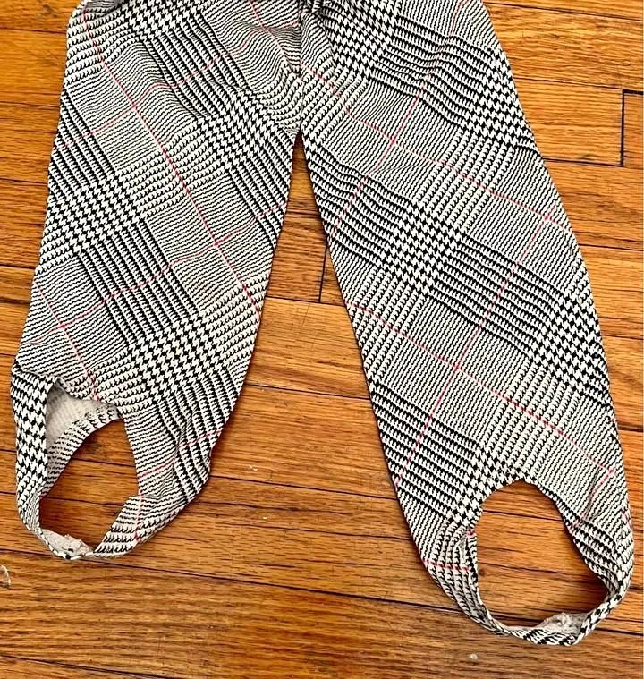 NWT Plaid Stirrup Leggings (sz-S) thumbnail