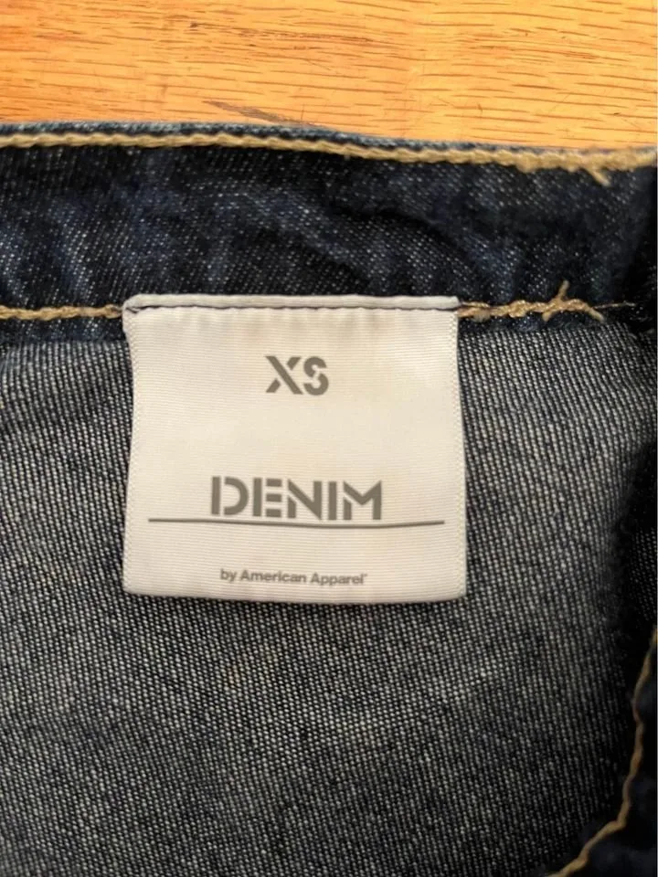 American Apparel Denim Skirt (sz-XS) image indicator(2)