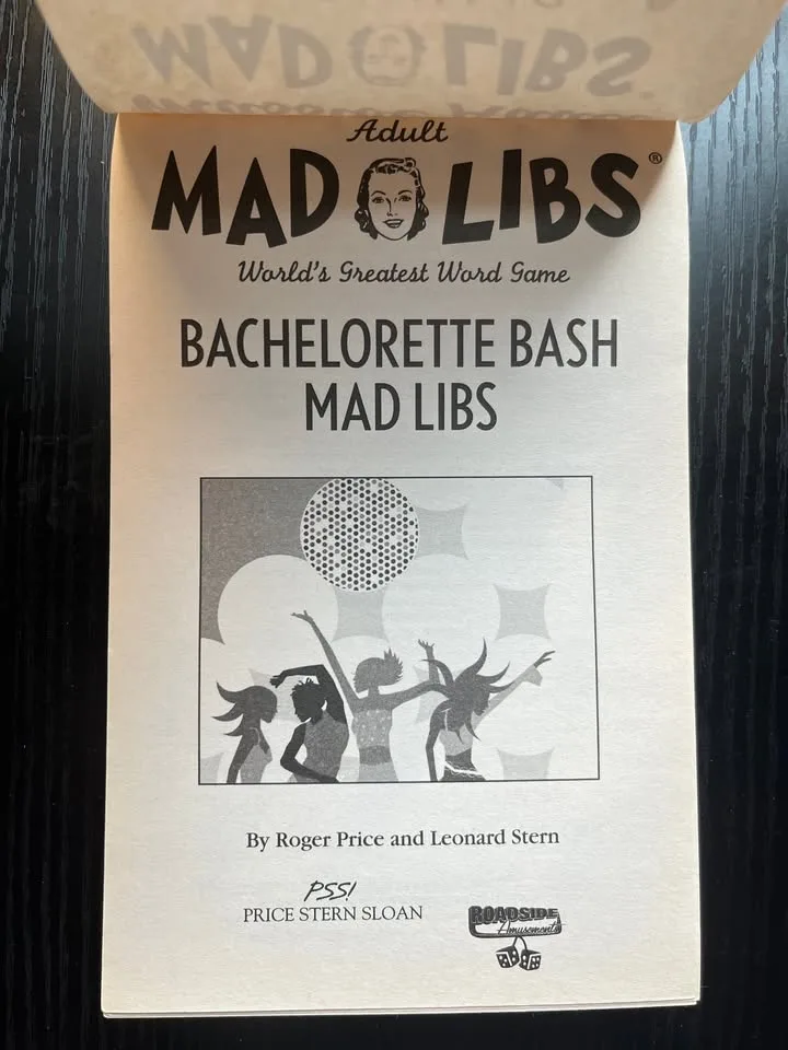 Massive Adult Mad Libs (Bachelorette Bash) image indicator(2)