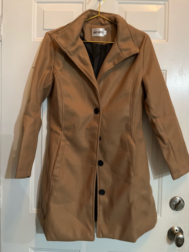 Flex Supply Tan Overcoat! Size M