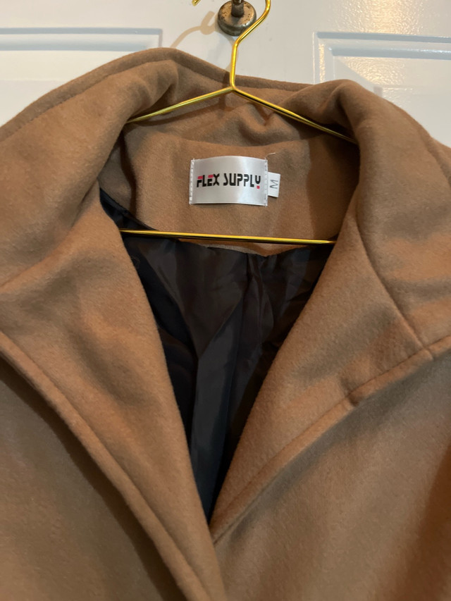 Flex Supply Tan Overcoat! Size M - photo 2