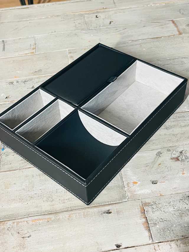 Valet Tray Organizer with Lid New - photo 3