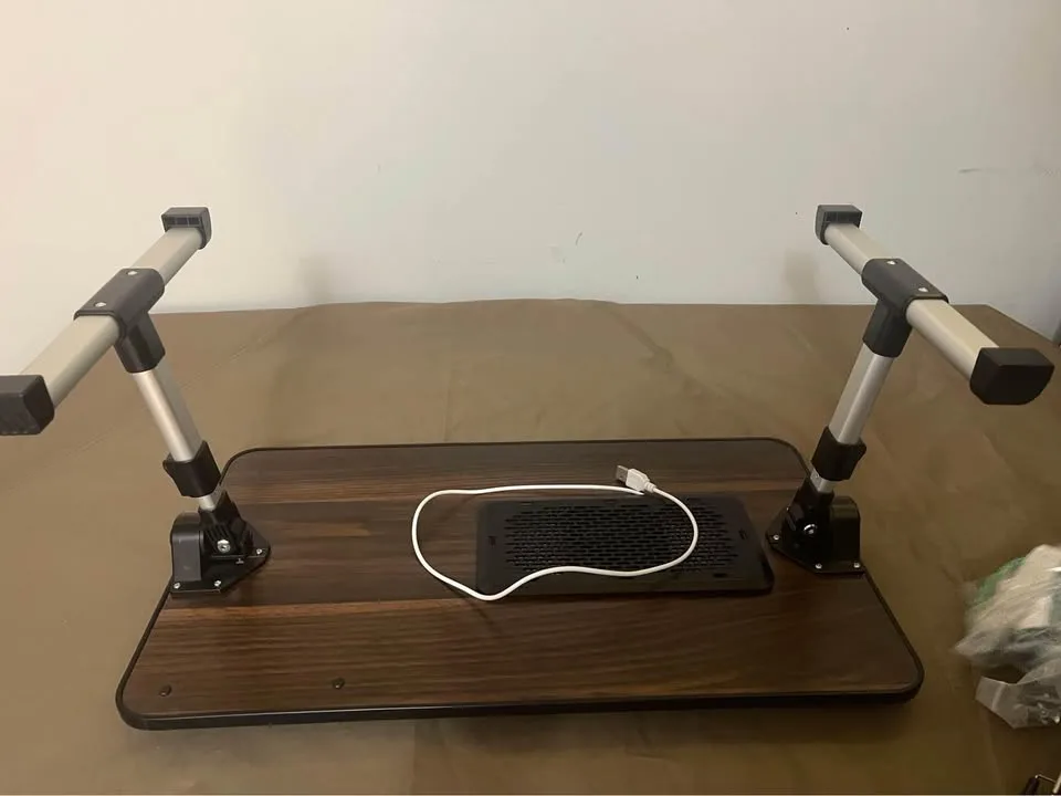 Laptop desk for bed with cooling fan image indicator(3)