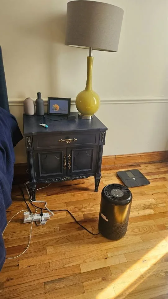 Blue Nightstand, handmade image indicator(2)