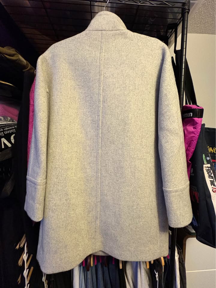 BNWT. J. Crew City Coat - Heather Dusk - Size 8 - photo 3