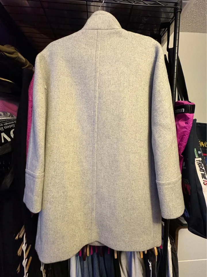 BNWT. J. Crew City Coat - Heather Dusk - Size 8 image indicator(3)