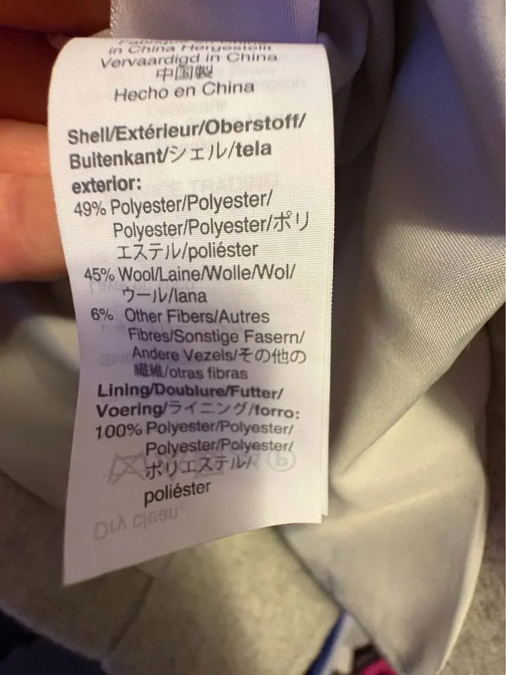 BNWT. J. Crew City Coat - Heather Dusk - Size 8 image indicator(7)