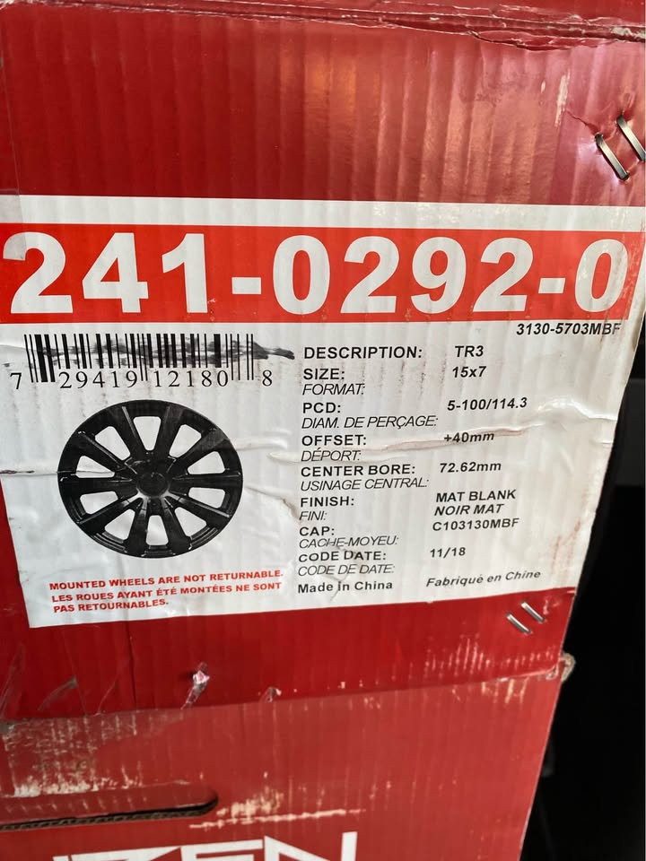 Touren TR3 rims new in box - photo 2