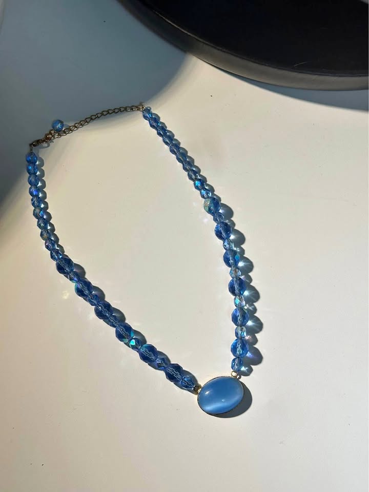 Blue Gem Necklace