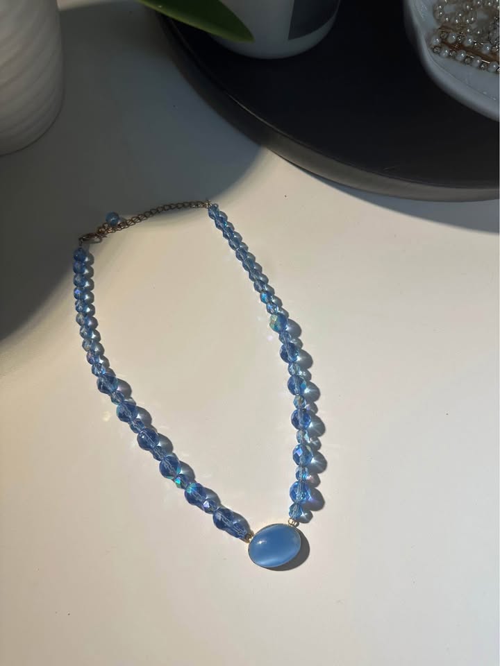 Blue Gem Necklace - photo 5