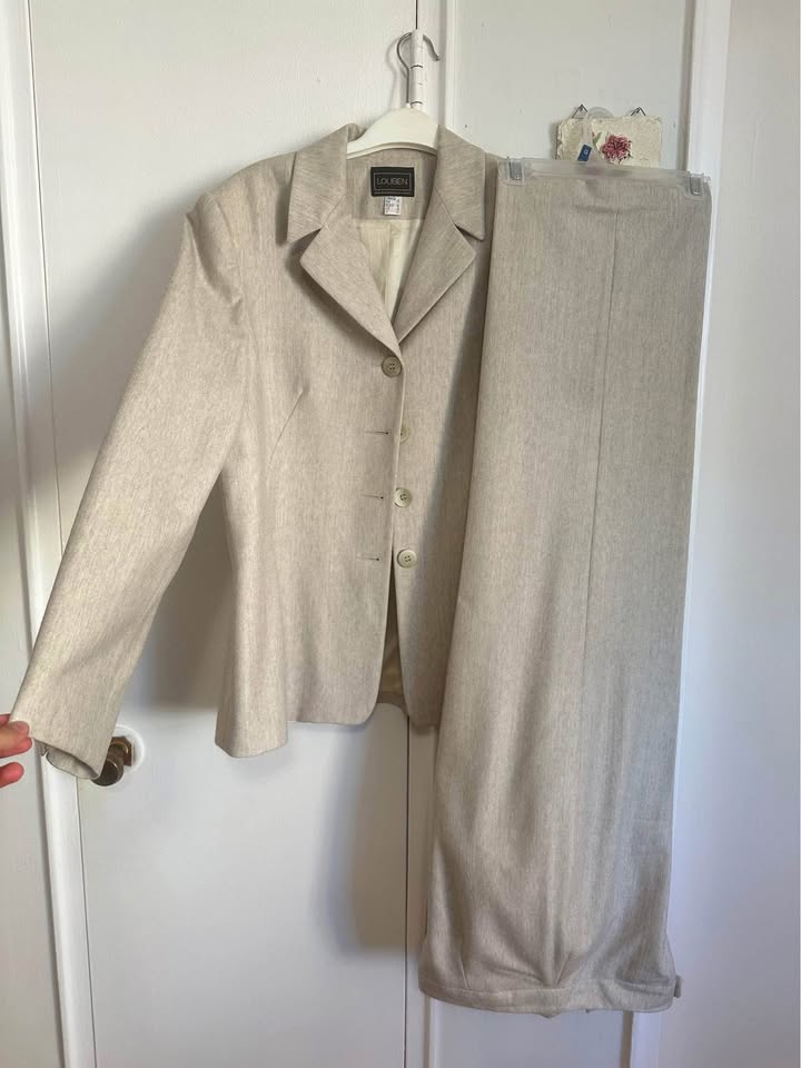 Wool Cream Pants - photo 2