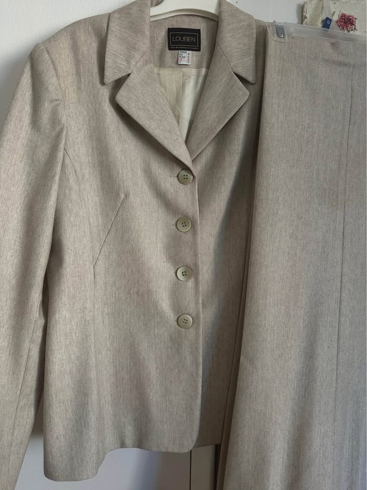 Wool Cream Pants - photo 3