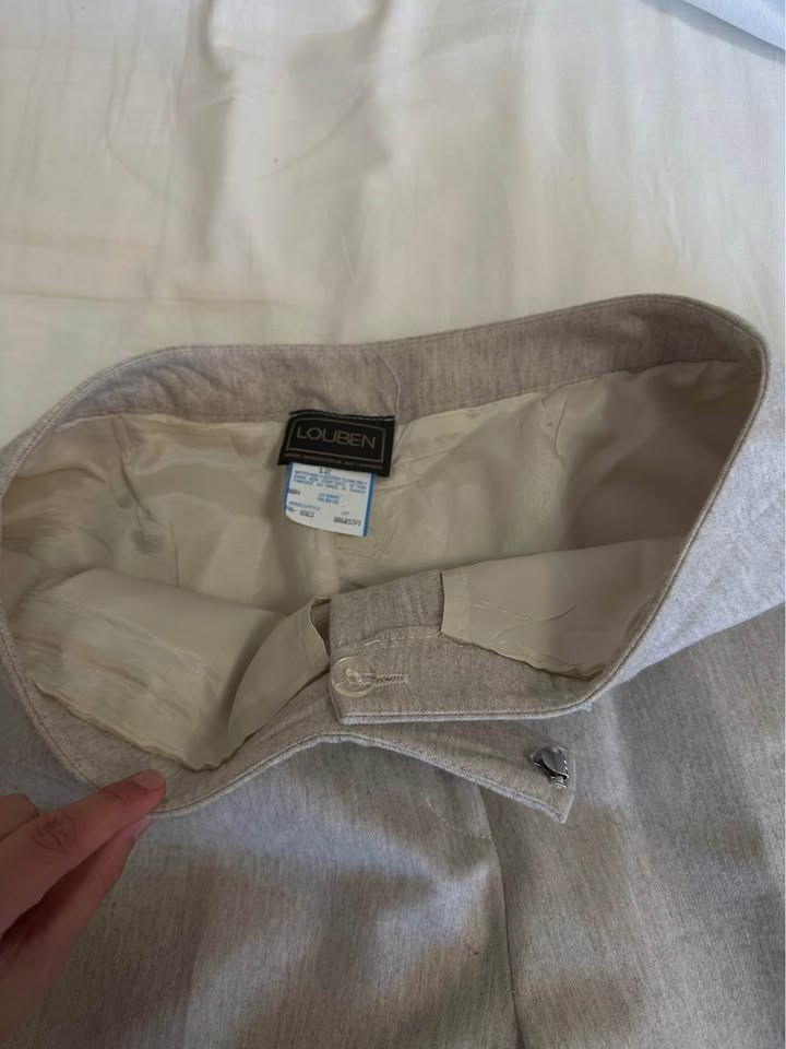 Wool Cream Pants - photo 5