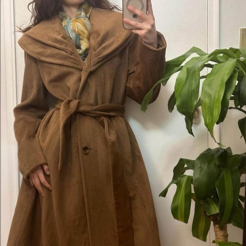 Brown Wool Trench Coat by Anne Klein - photo 4