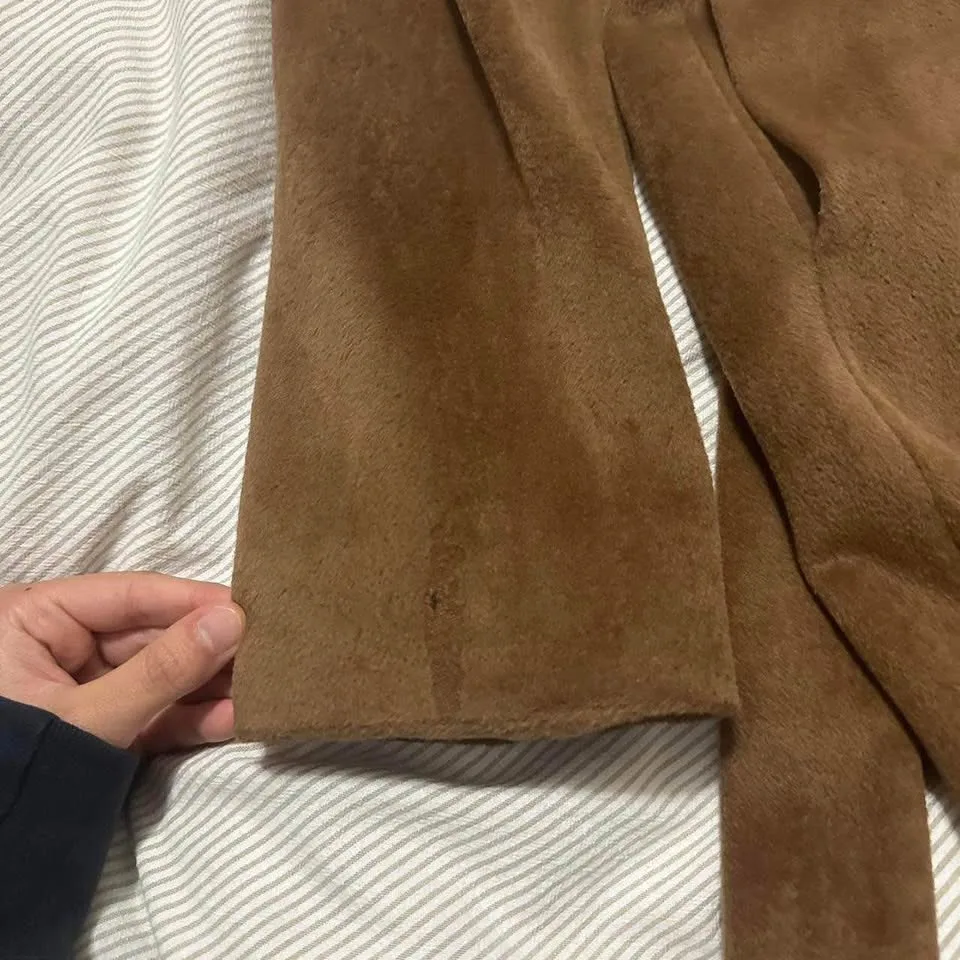 Brown Wool Trench Coat by Anne Klein image indicator(8)