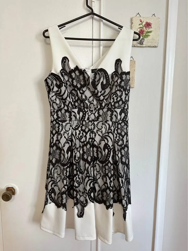 White Lace Le Chateau Dress image indicator(2)