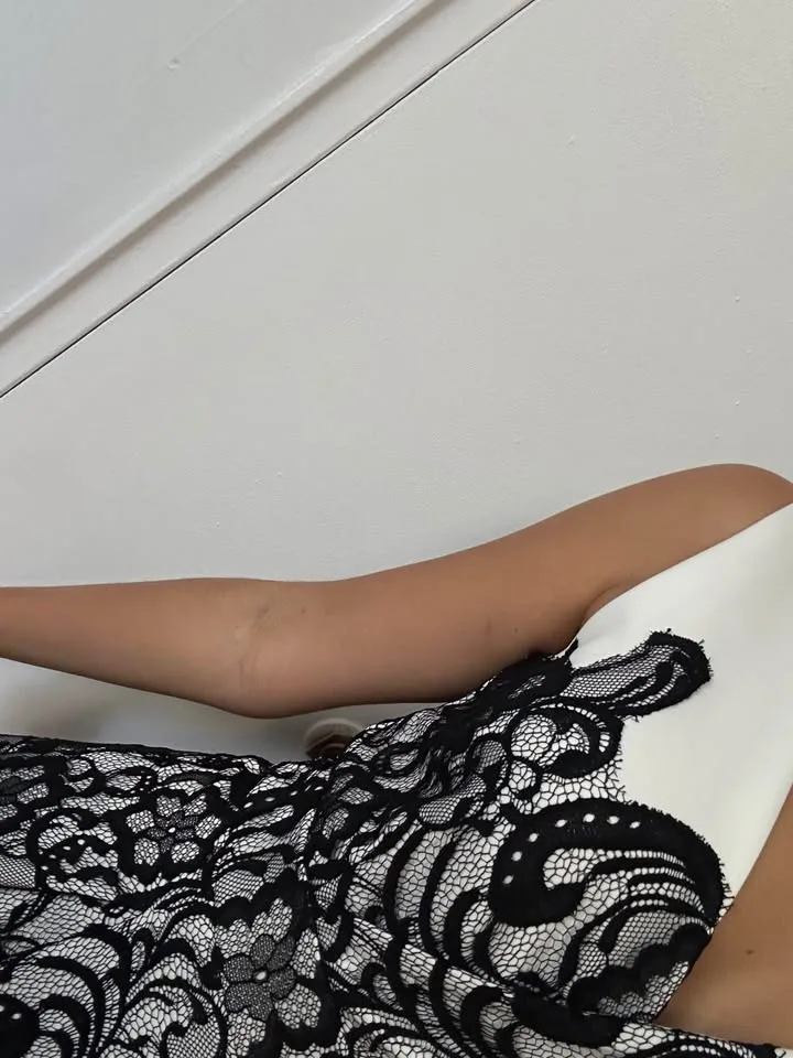 White Lace Le Chateau Dress image indicator(5)