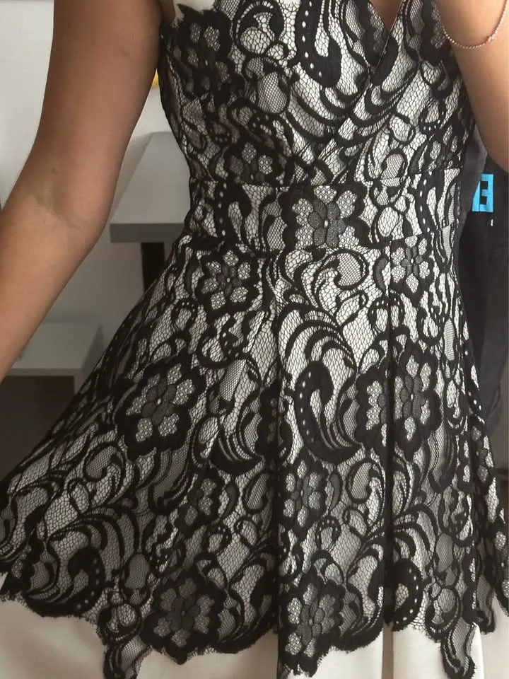 White Lace Le Chateau Dress image indicator(6)