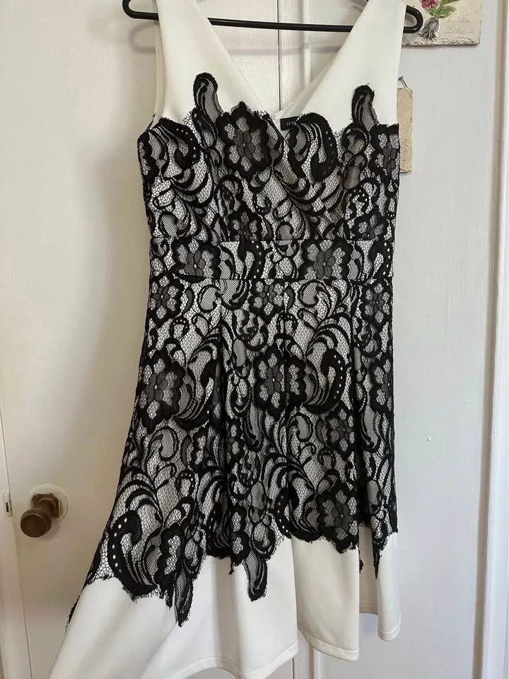 White Lace Le Chateau Dress image indicator(7)