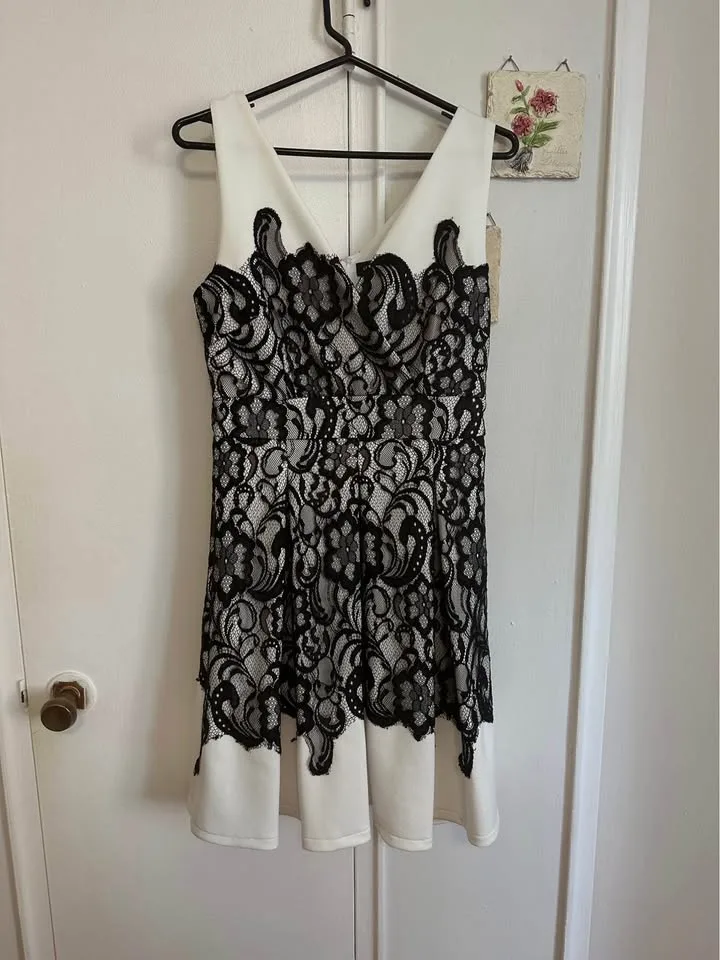 White Lace Le Chateau Dress image indicator(9)