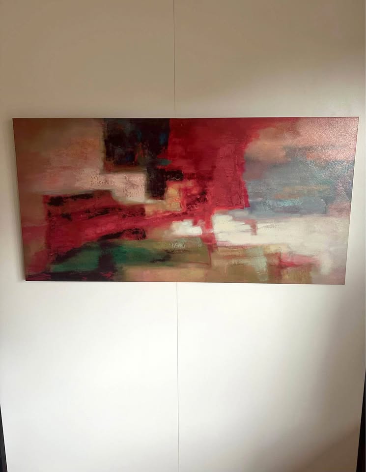 Abstract Contemporary Print Painting