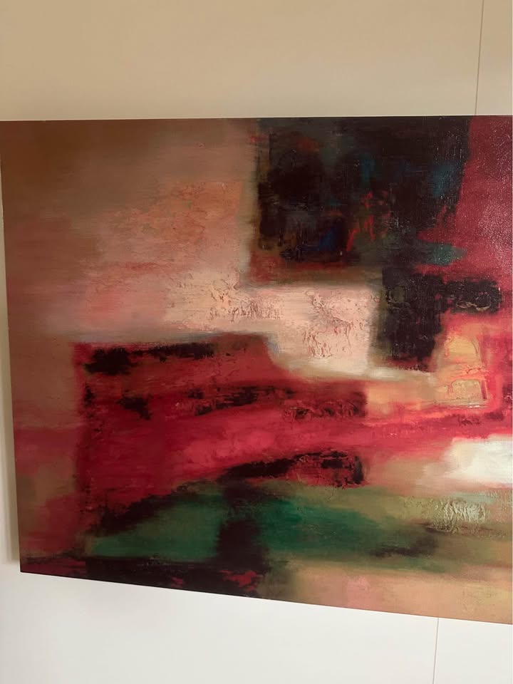 Abstract Contemporary Print Painting - photo 4