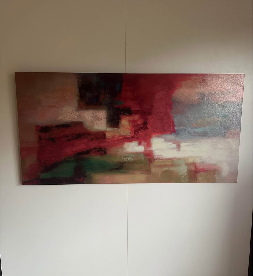 Abstract Contemporary Print Painting - photo 5