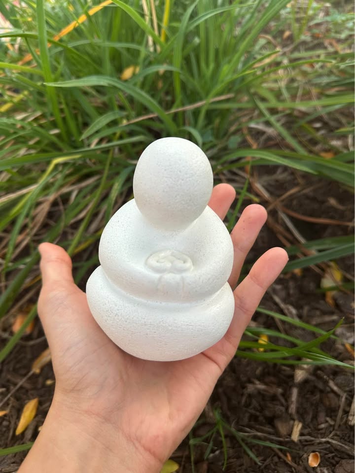 Garden White Ceramic Garden Statue / Figurine - photo 5