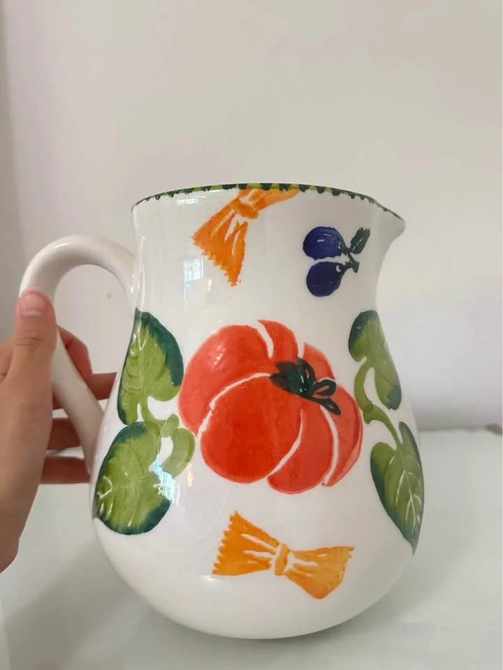 Ceramic Kitchen Set/ Decor (Pitcher, Teapot, Sugar Pot, Tray) image indicator(6)