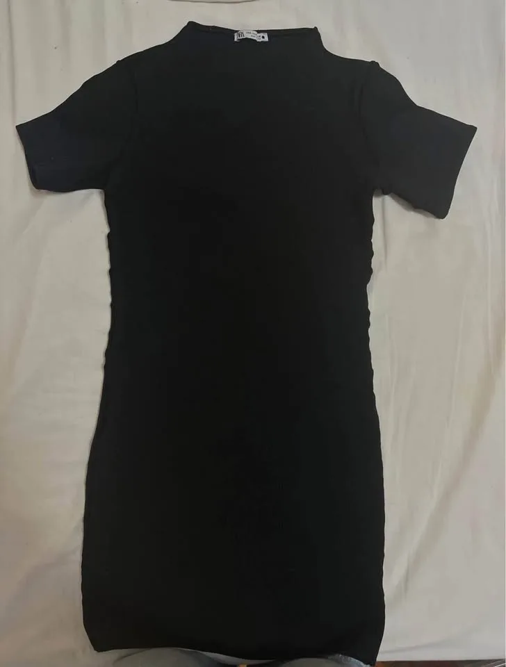 Zara Contour Black Mini Dress image indicator(2)
