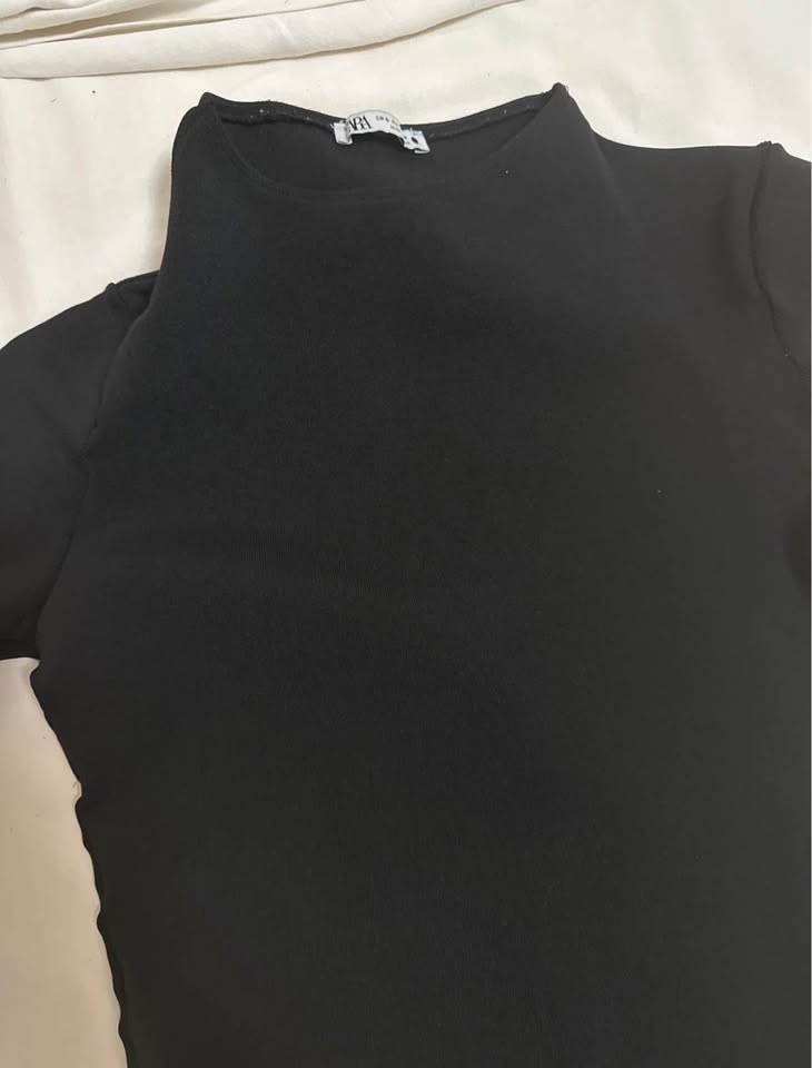 Zara Contour Black Mini Dress - photo 3