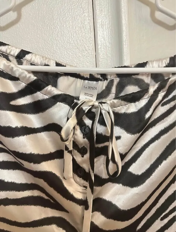 La Senza Satin Zebra Print Pjs image indicator(2)