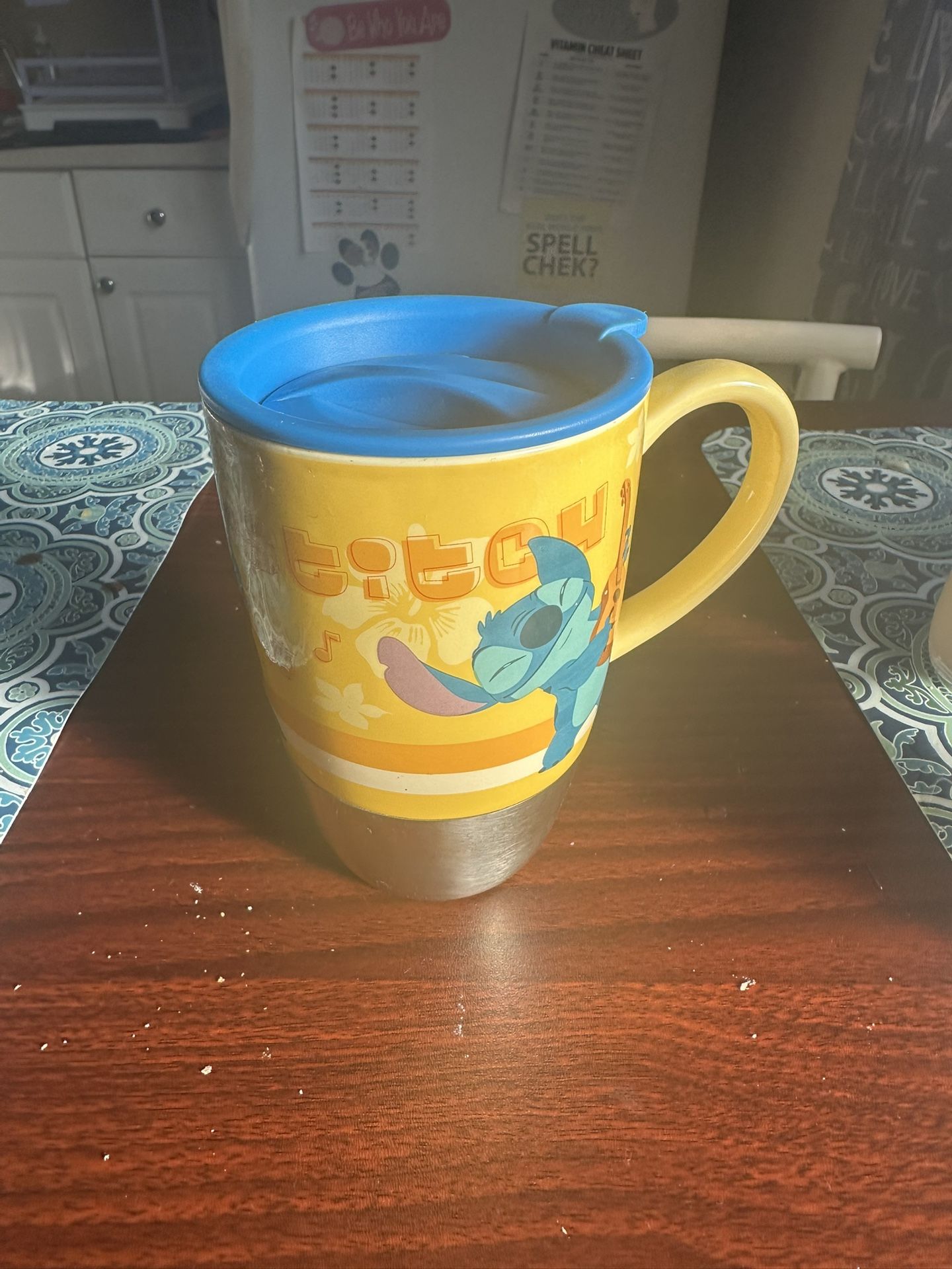 Stitch Travel Coffee Mug 18 Oz