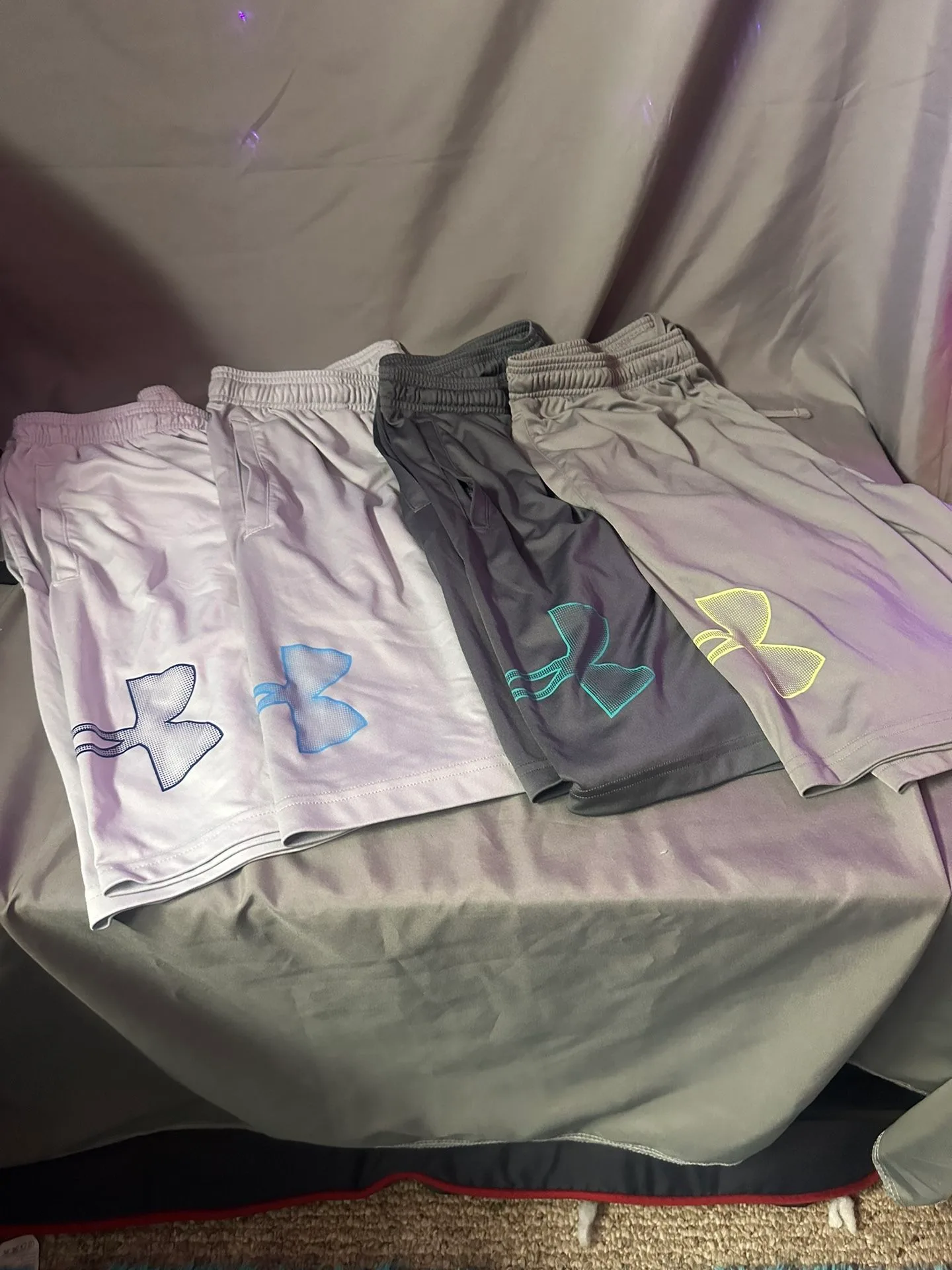 4 Piece Under Armour Mens Tech Shorts