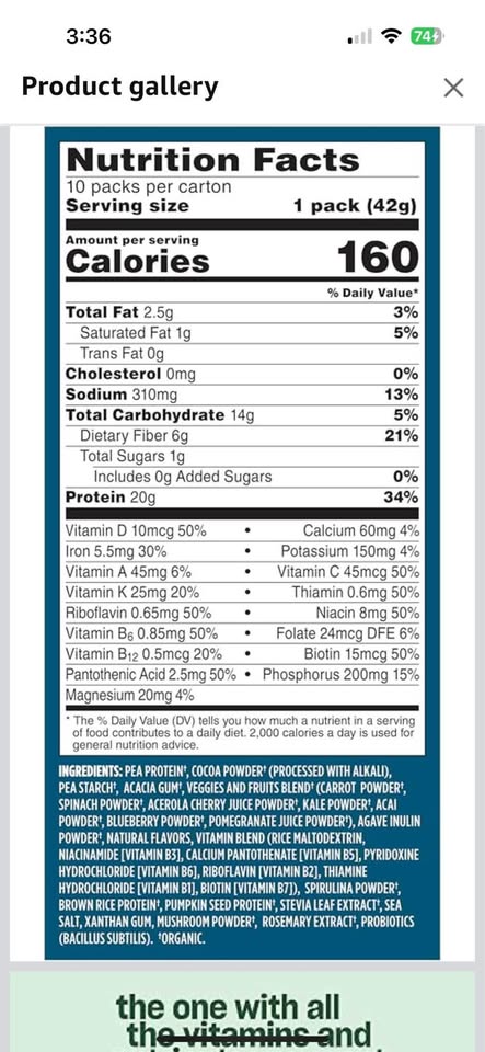 Vega single serving protein - photo 3