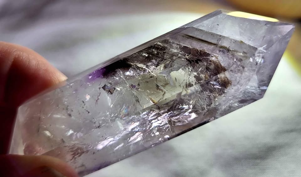 Phantom Amethyst Double Terminated Crystals - photo 3