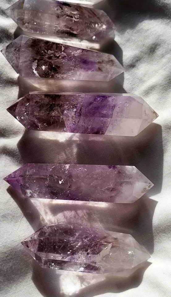 Phantom Amethyst Double Terminated Crystals image indicator(10)