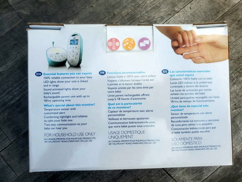MOVING SALE: Philips Avent Audio Baby Monitor. BRAND NEW. - photo 2