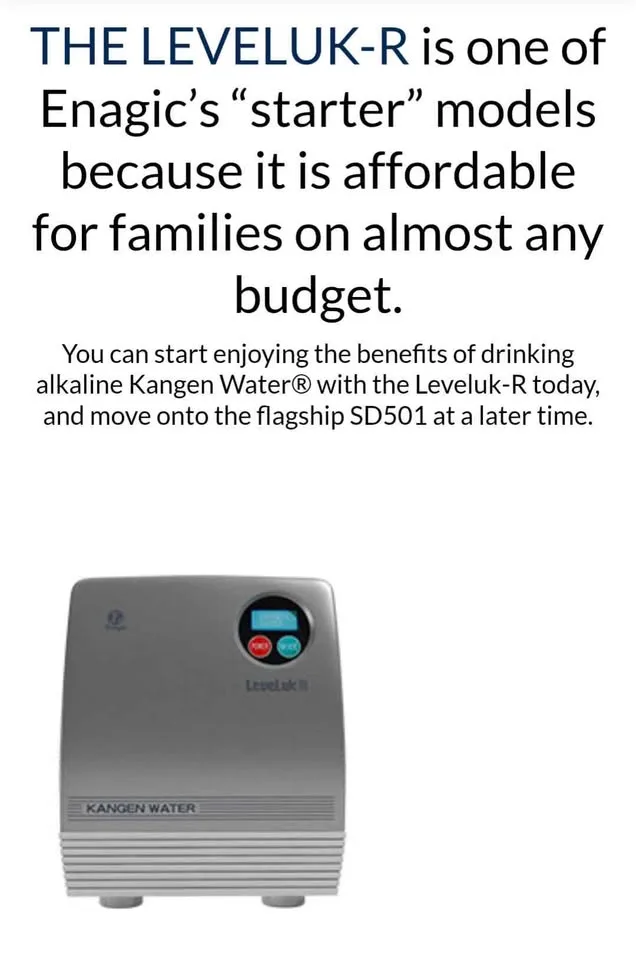 Leveluk R Kangen Water machine image indicator(2)