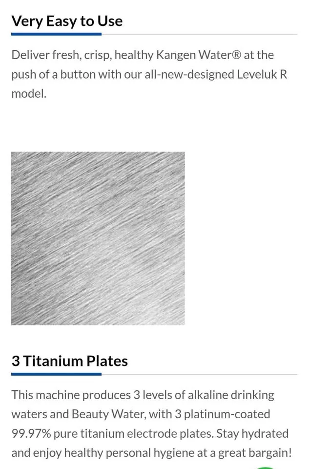 Leveluk R Kangen Water machine image indicator(4)
