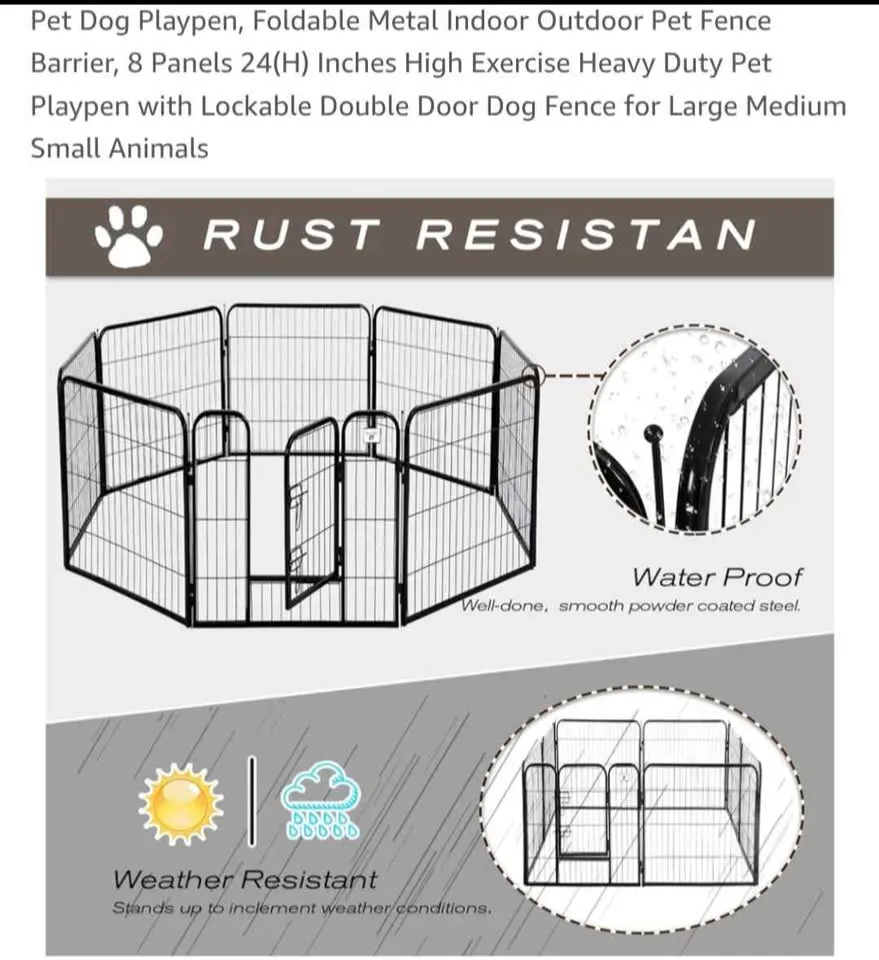 Dog pen /small animal / playpen image indicator(2)