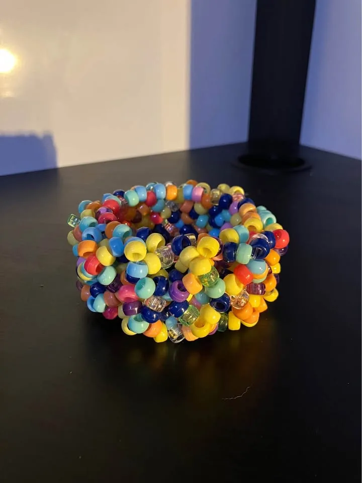 Multicolour Kandi Cuff image indicator(2)