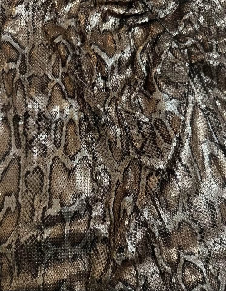 Zara Gold Snake Skin Skirt - photo 3