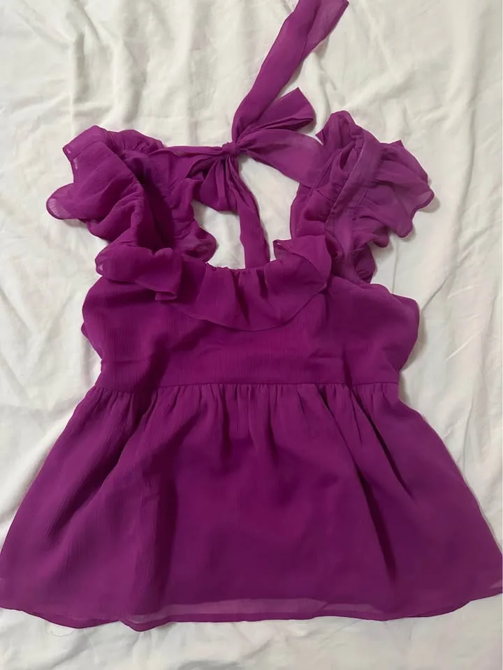 Banana Republic Pretty Ruffle Top image indicator(5)