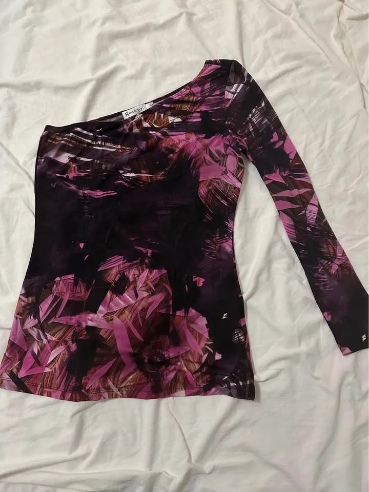 Revolution Purple One Shoulder Top image indicator(6)