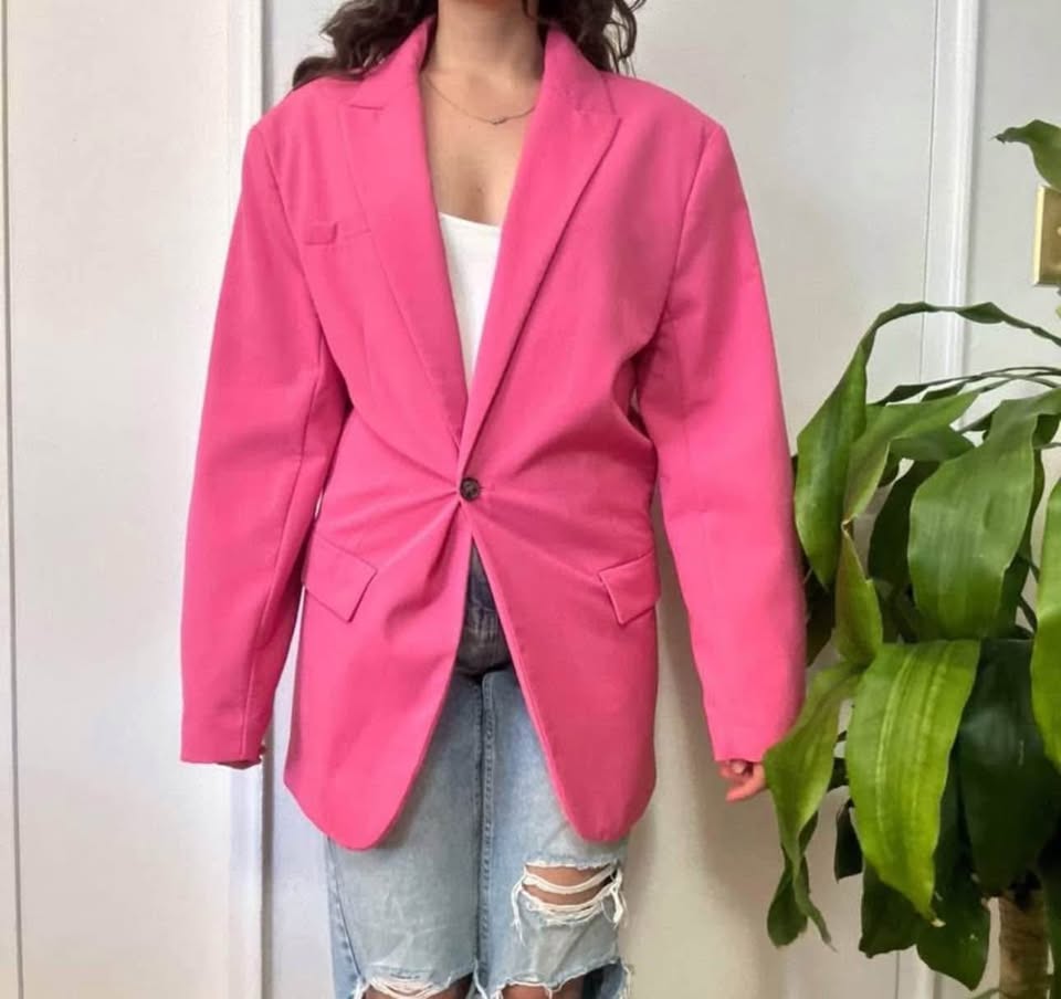 Zara Pink Blazer - photo 2