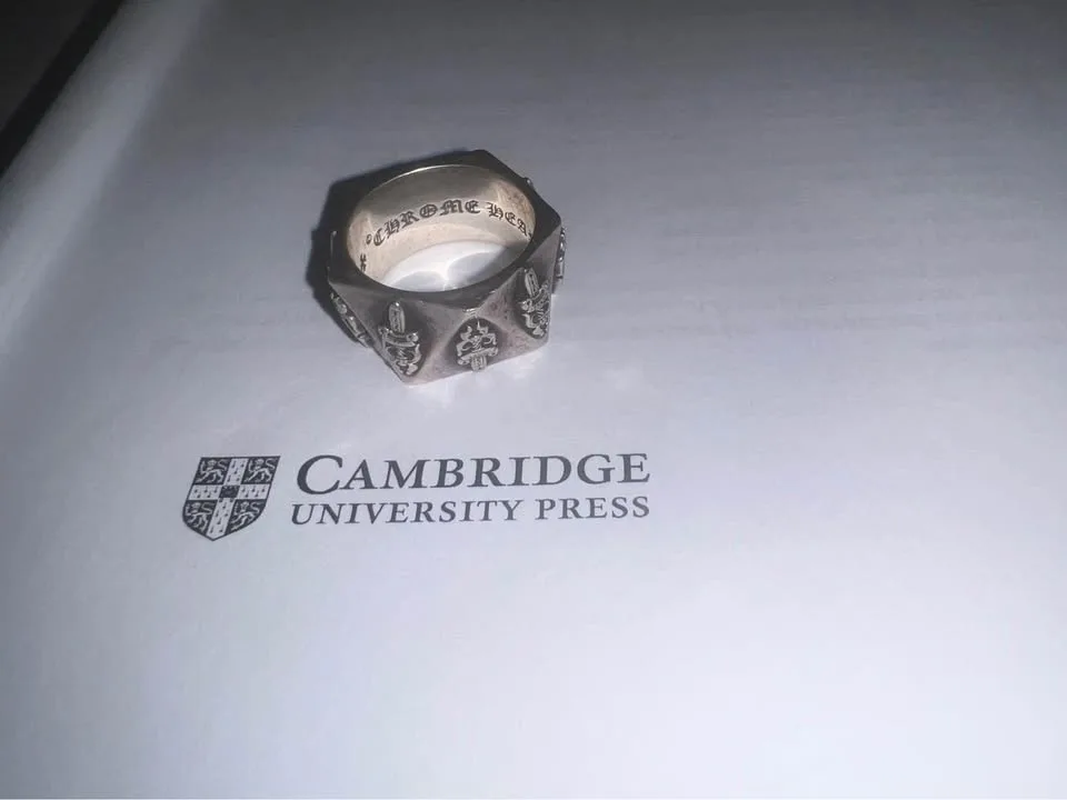 Chrome Hearts Ring Pentagon Dagger 8.5 size Mens image indicator(2)