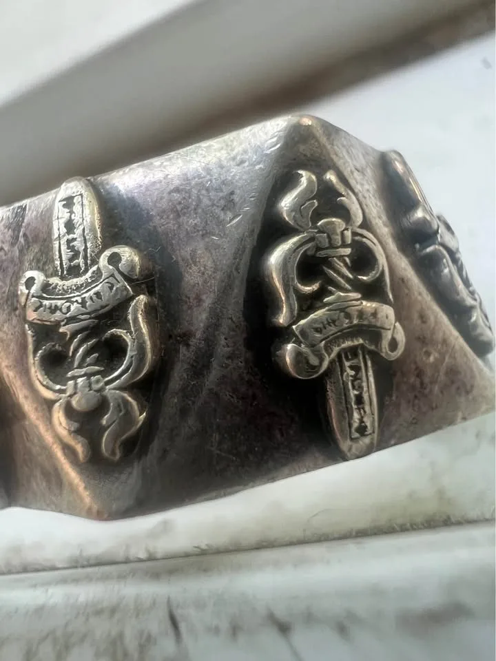 Chrome Hearts Ring Pentagon Dagger 8.5 size Mens image indicator(3)